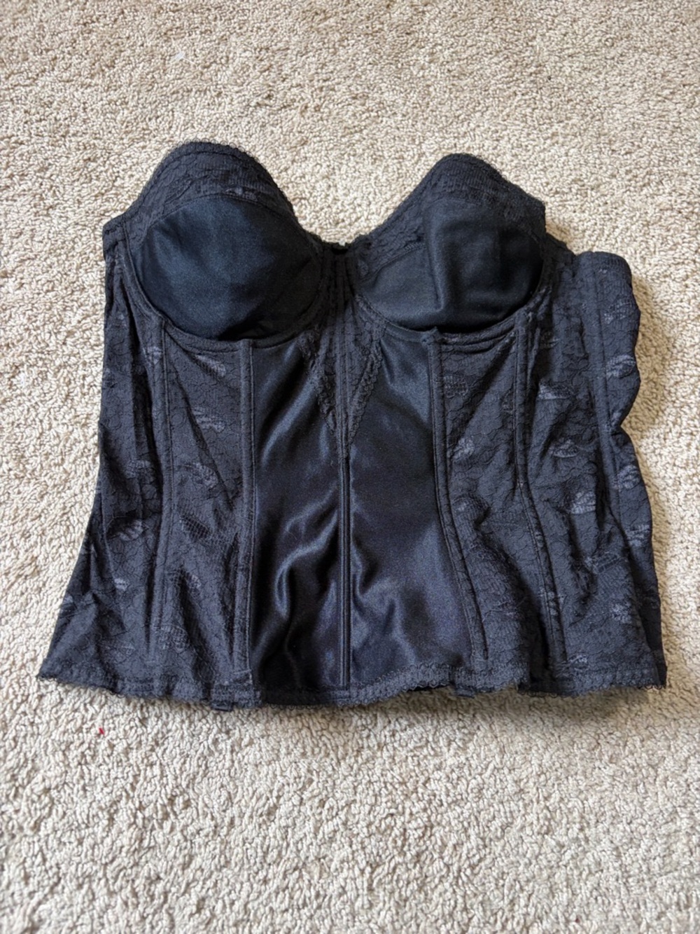 Dominique Black Corset Size 40B